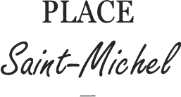 Logo officiel Saint Michel, biscuitier français depuis 1905, produits gourmands et traditionnels