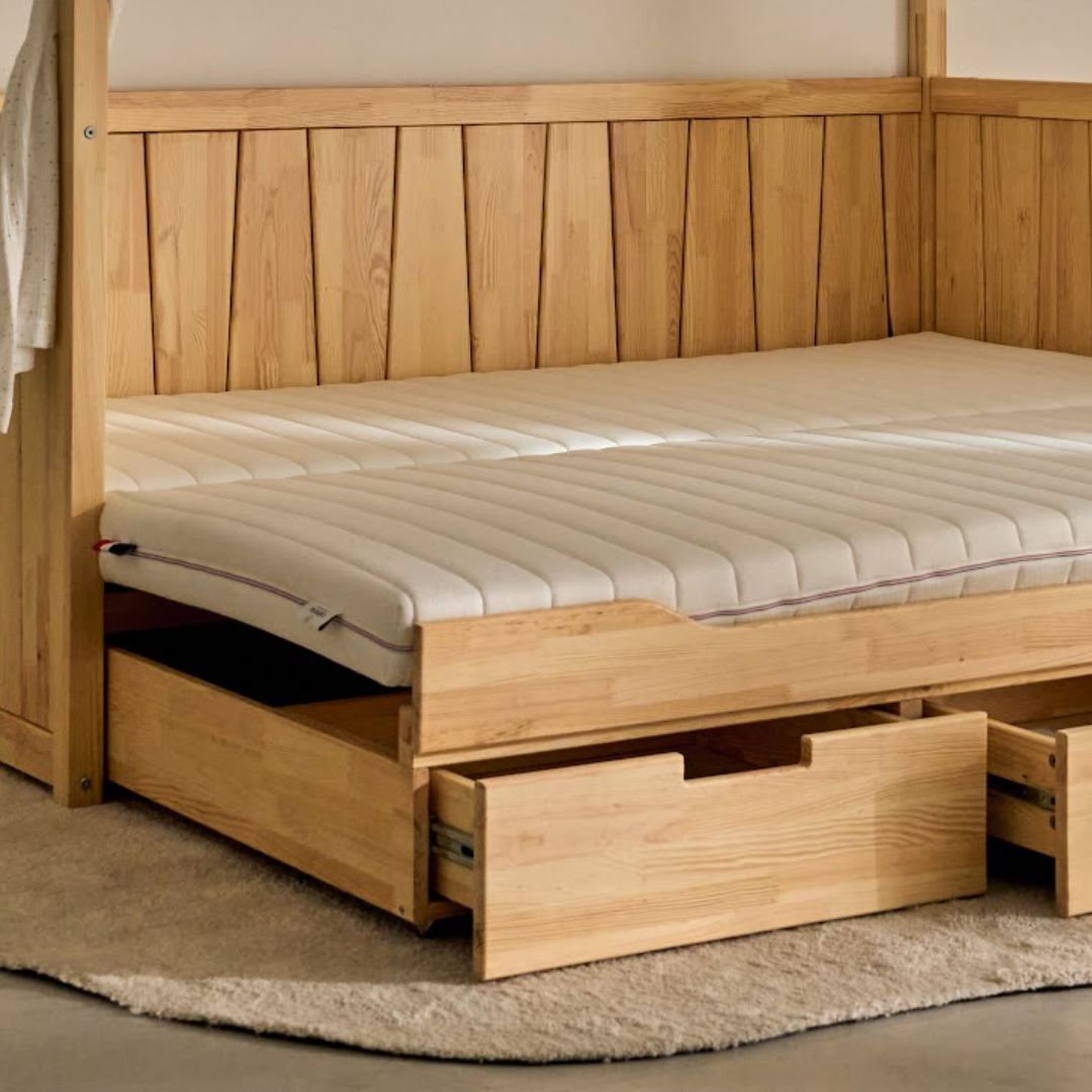 Firm orthopedic mattress for restful sleep and optimal back support.