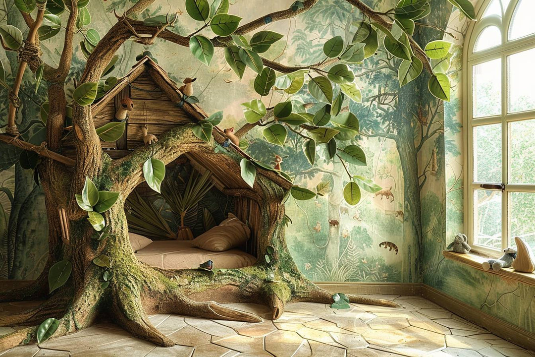 Créer une chambre d'enfant inspirée par la nature : idées et inspirations