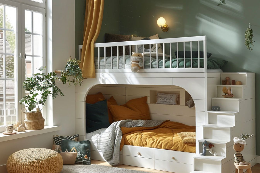 Tendances de rangement créatif pour la chambre d'enfant en 2025