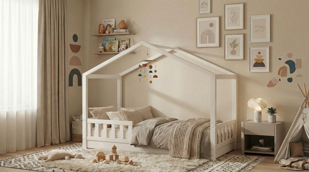 le lit au sol Montessori pour la sécurité et le développement de votre enfant.