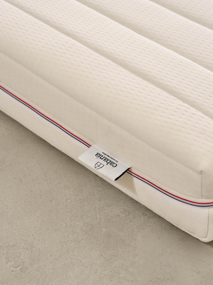 Matelas enfant 90 x 190 cm déhoussable, mousse haute densité 35kg/m³, confort ferme, idéal pour lit cabane Cabania