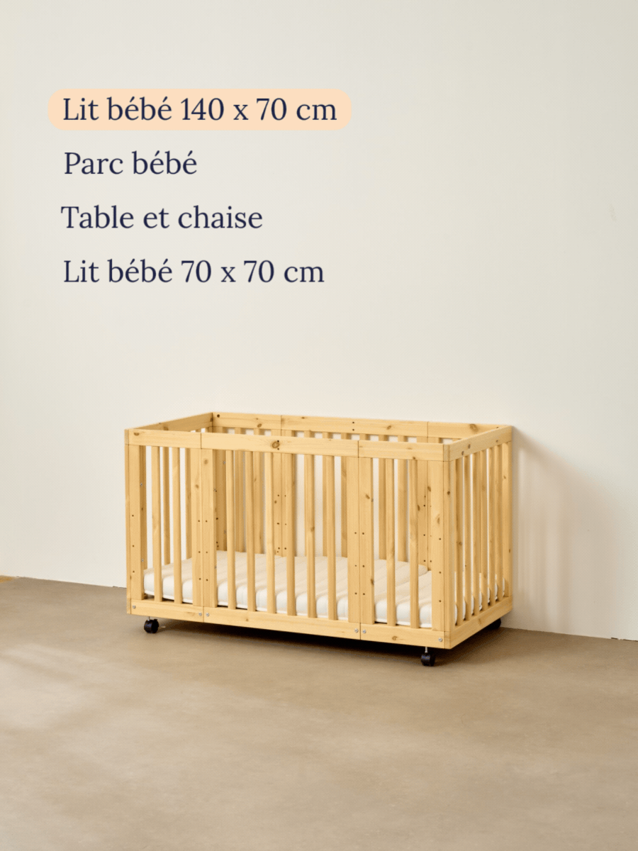 Berceau et lit bébé évolutif Kokomo 7-en-1