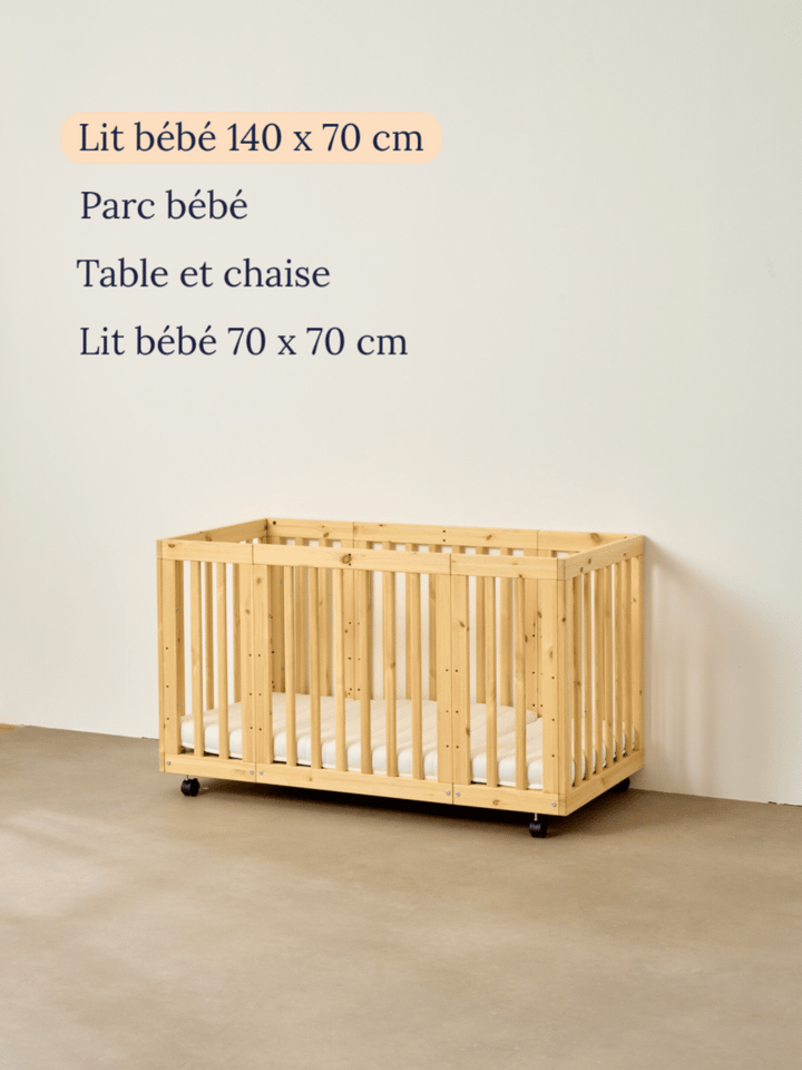 Berceau et lit bébé évolutif Kokomo 7-en-1
