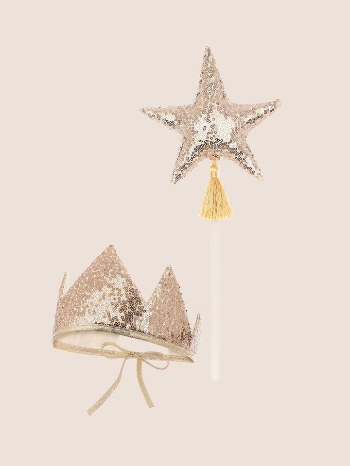 Kit Couronne et Baguette Magique - Déguisement Fée Enfant