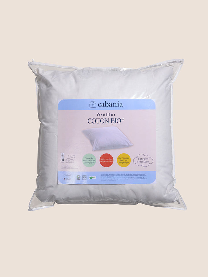 Organic cotton pillow