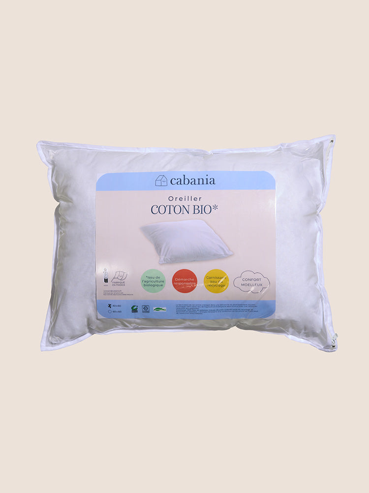 Organic cotton pillow