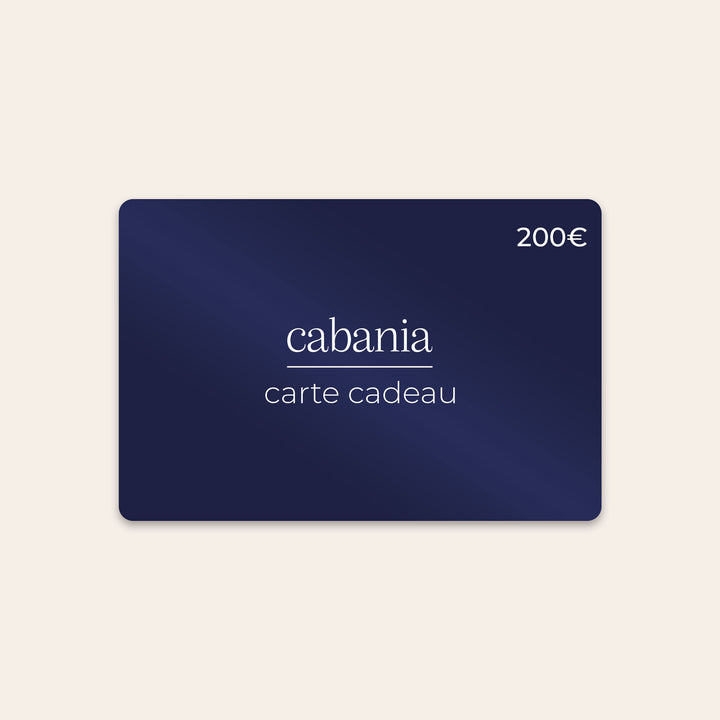 Cabania gift card - Cabania